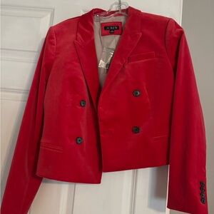 J. Crew Women's Vibrant Red Blazer